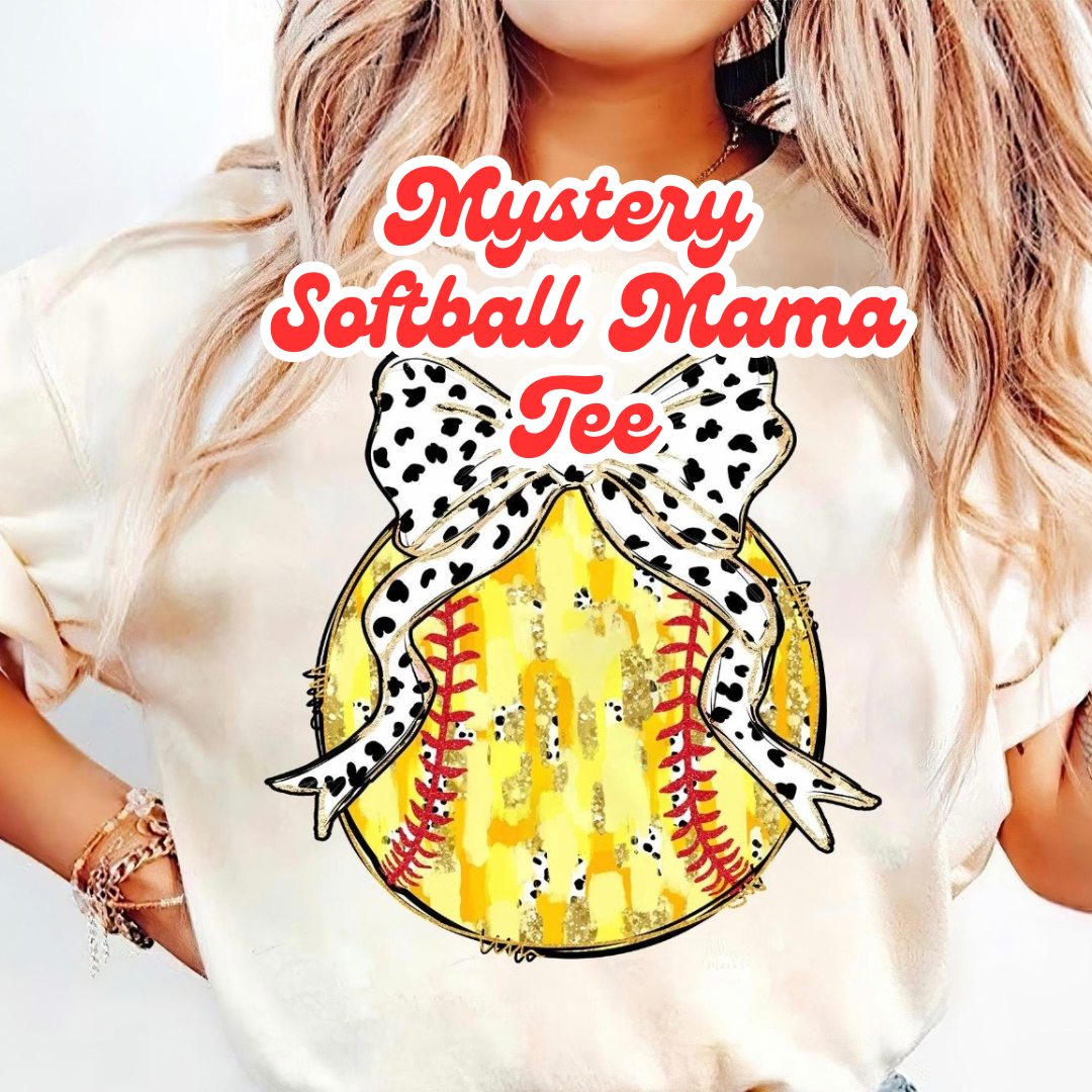 Mystery Softball Mama Tee