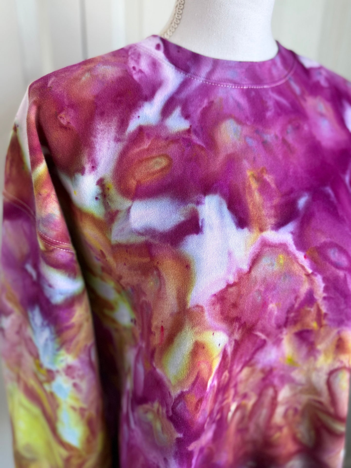 Size Large Ice Dye Crewneck