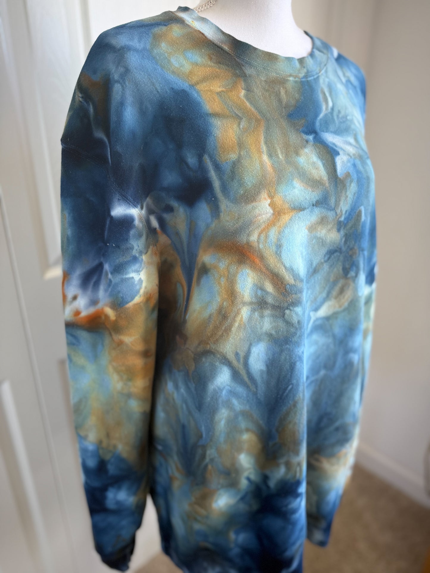 Sandy Beach Crewneck Sweatshirt (Oversized fit size Extra Large)