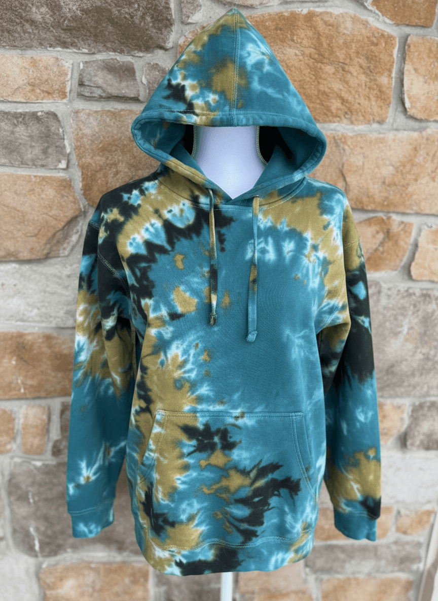 Jacksonville Jaguars ice dye hoodie