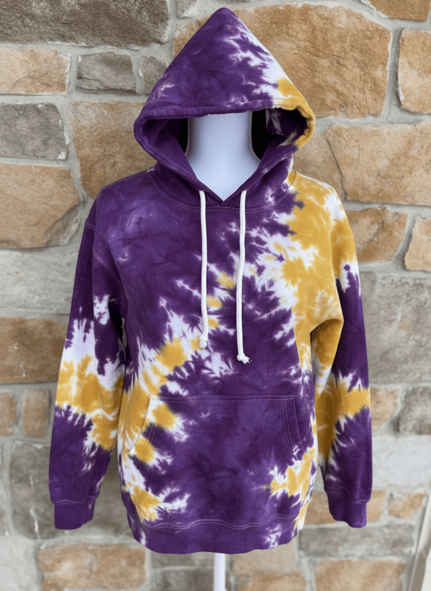 Minnesota Vikings ice dye hoodie