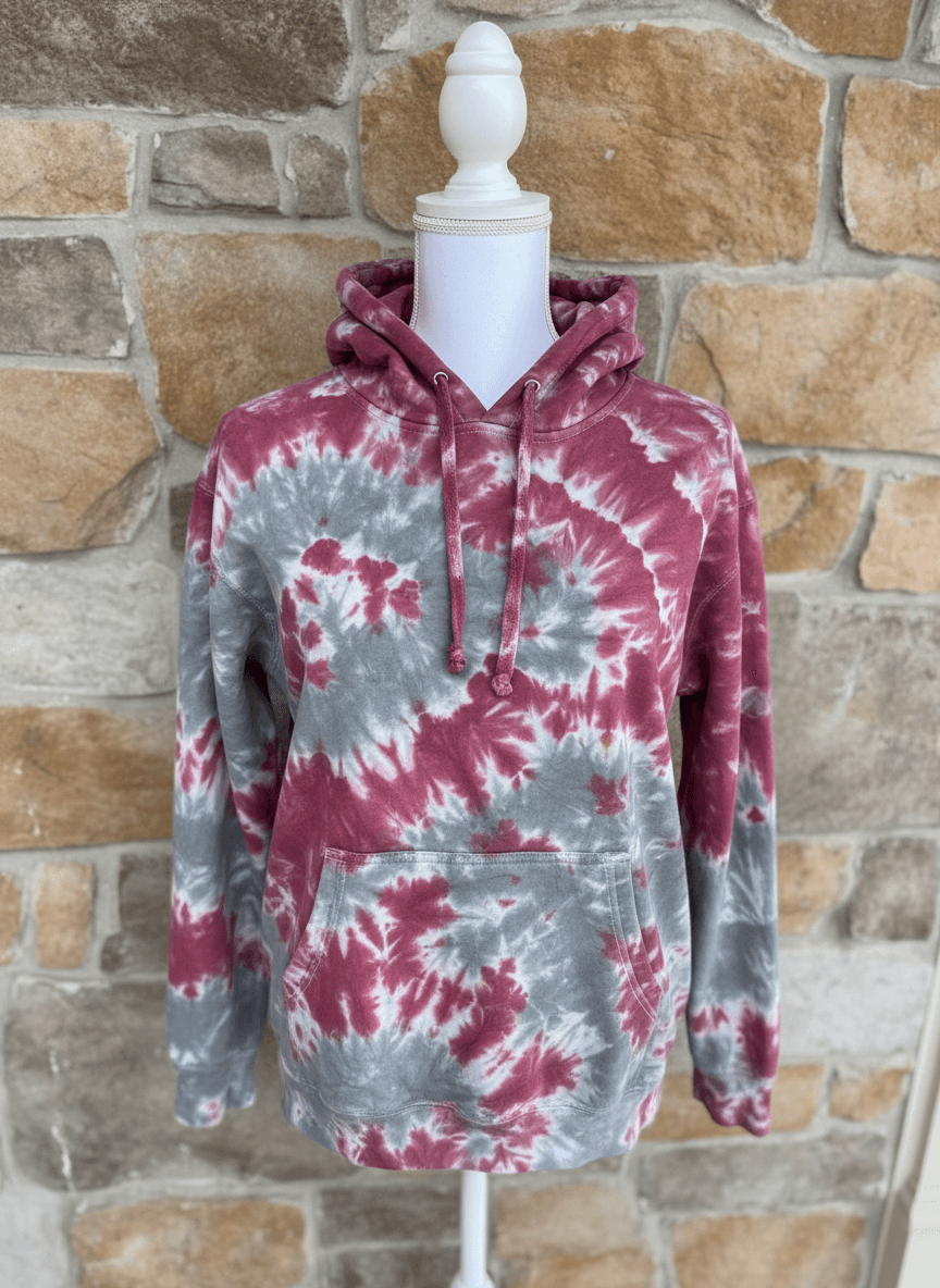 Ohio State Buckeyes ice dye hoodie