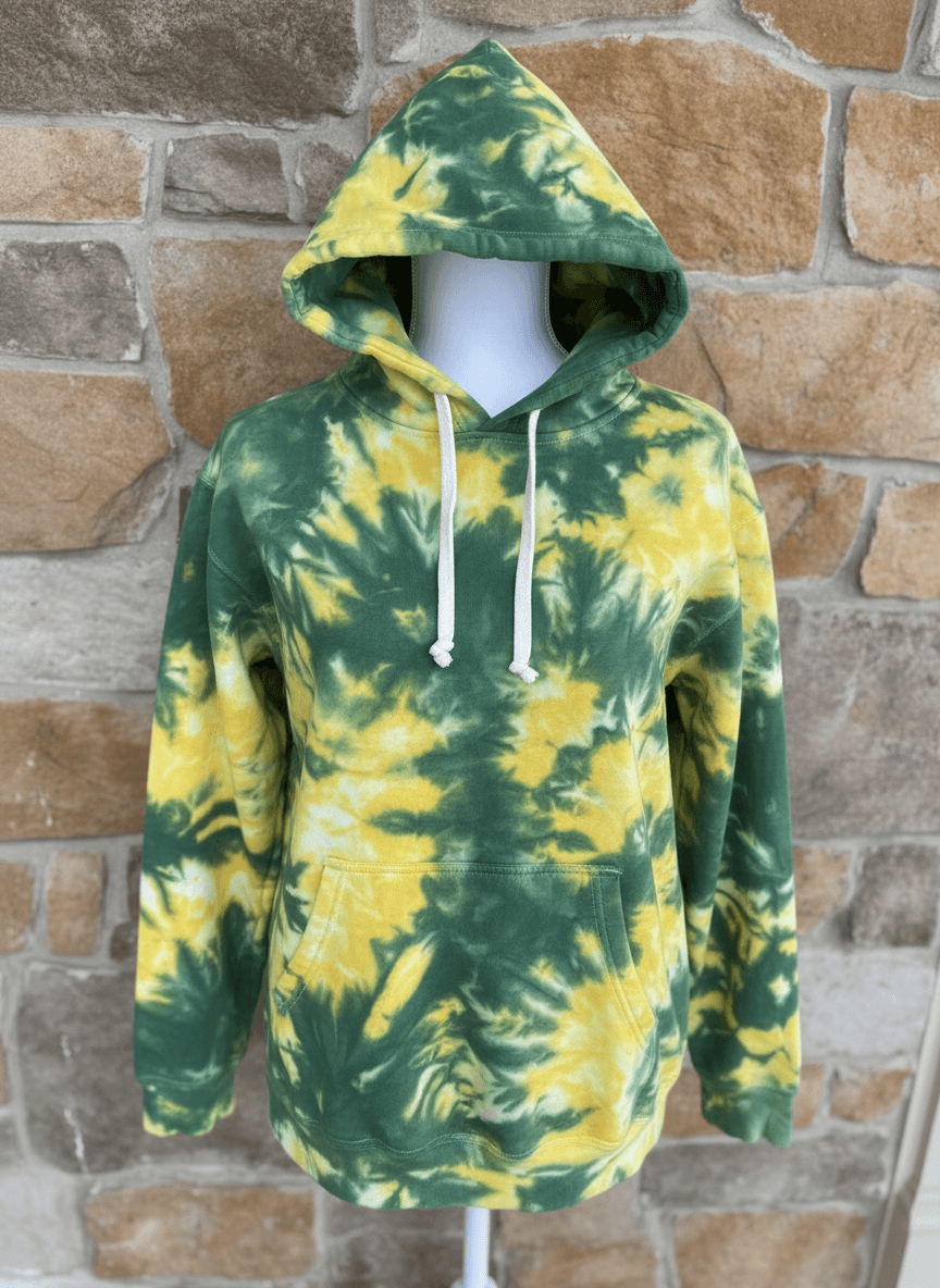 Oregon Ducks ice dye hoodie