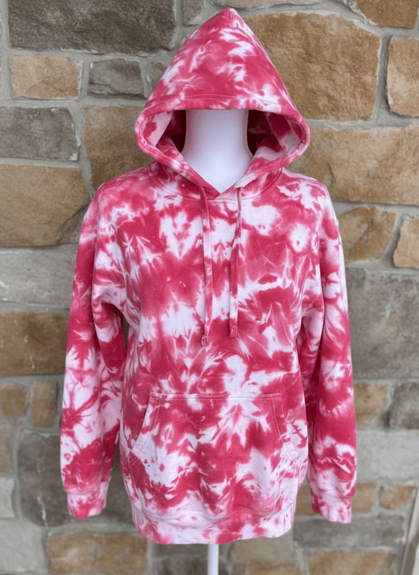 Red Lion Lions ice dye hoodie
