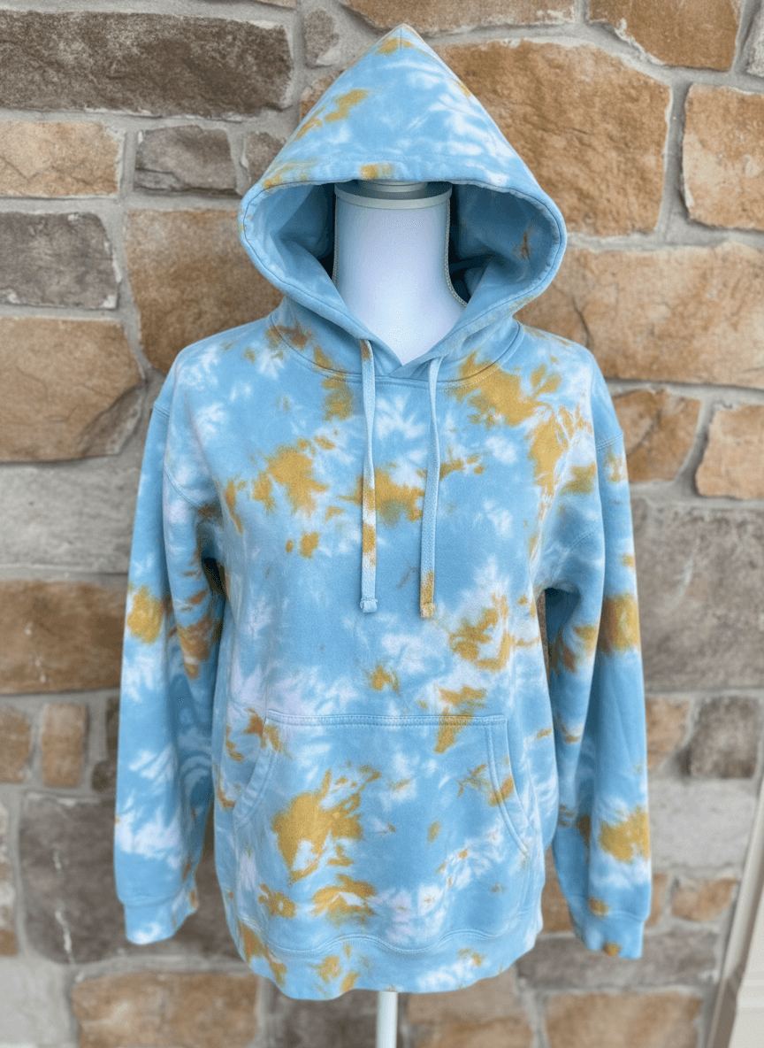 South Western Mustangs ice dye hoodie