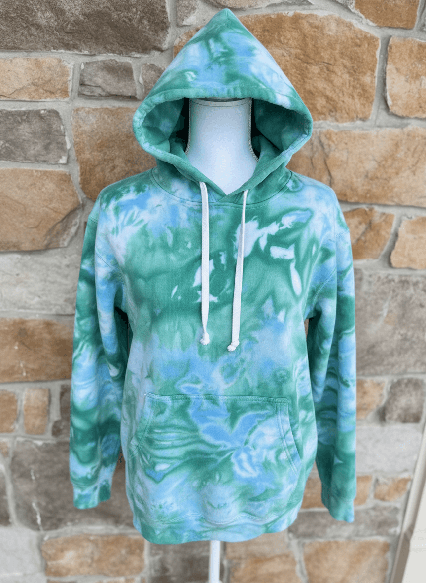 Tulane Green Wave ice dye hoodie