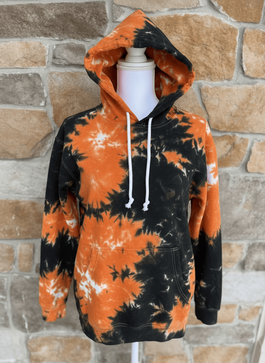 York Suburban Trojans ice dye hoodie