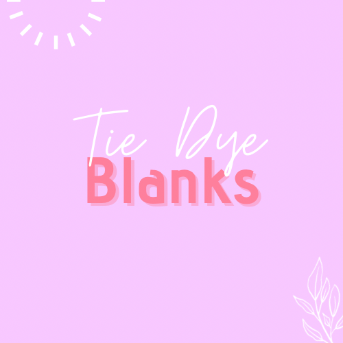 DIY Ice Dye Boxes & Tie Dye Blanks