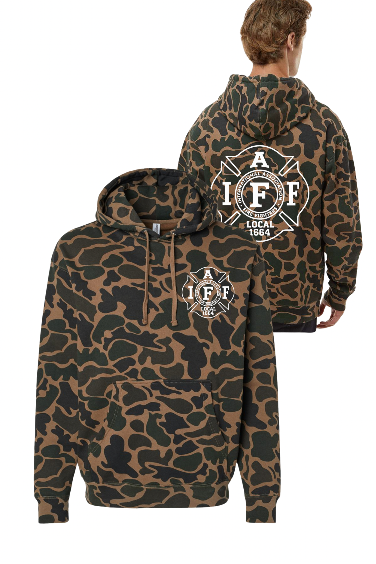 Duck Camo IAFF Heavyweight Hoodie
