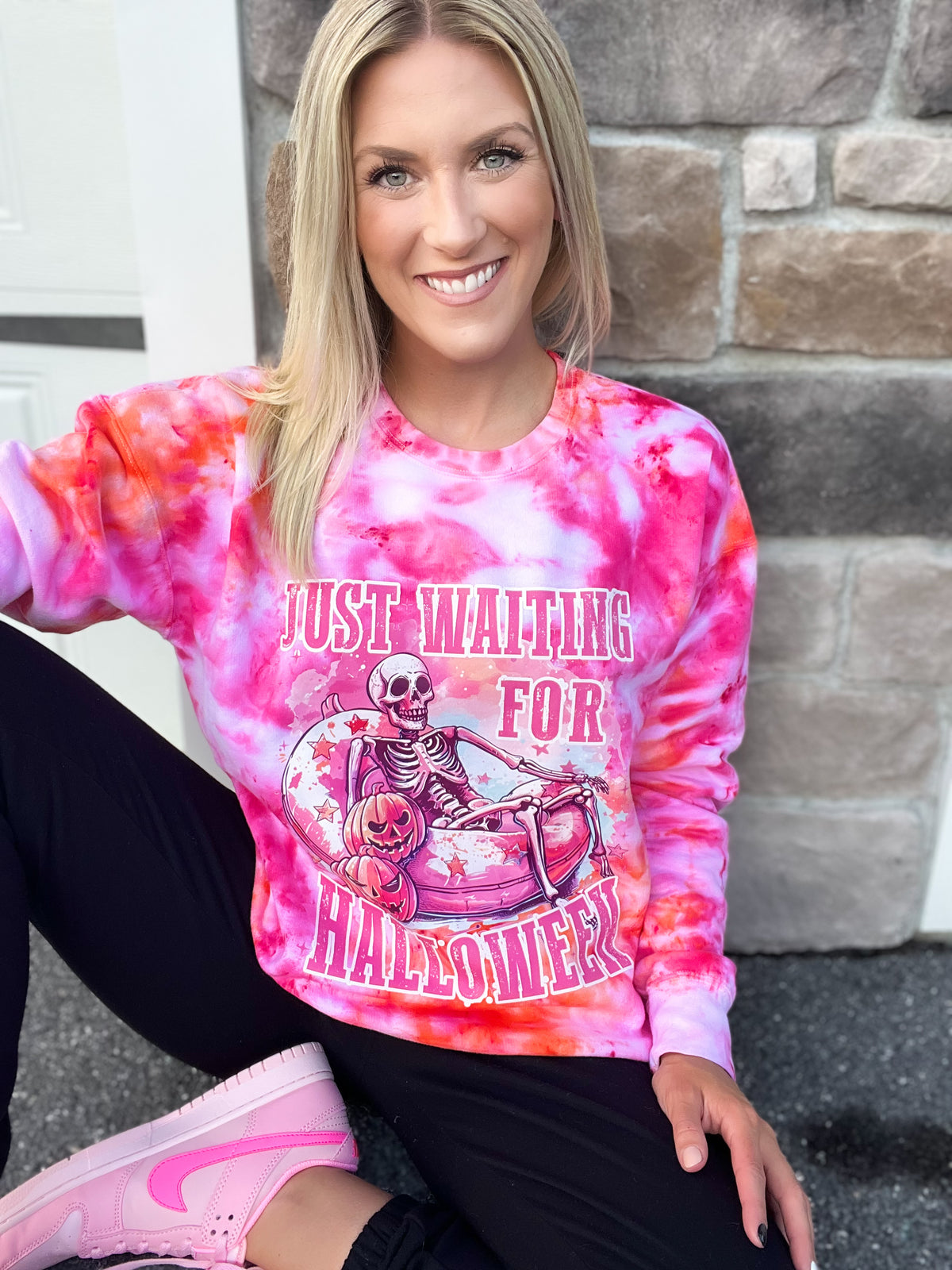 Just Waiting For Halloween Crewneck — Floorboard Findings Boutique