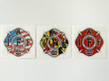 2 Inch Fire Department Helmet Stickers