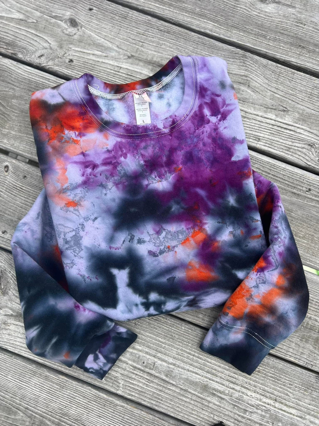Halloweentown Ice Dye Crewneck — Floorboard Findings Boutique