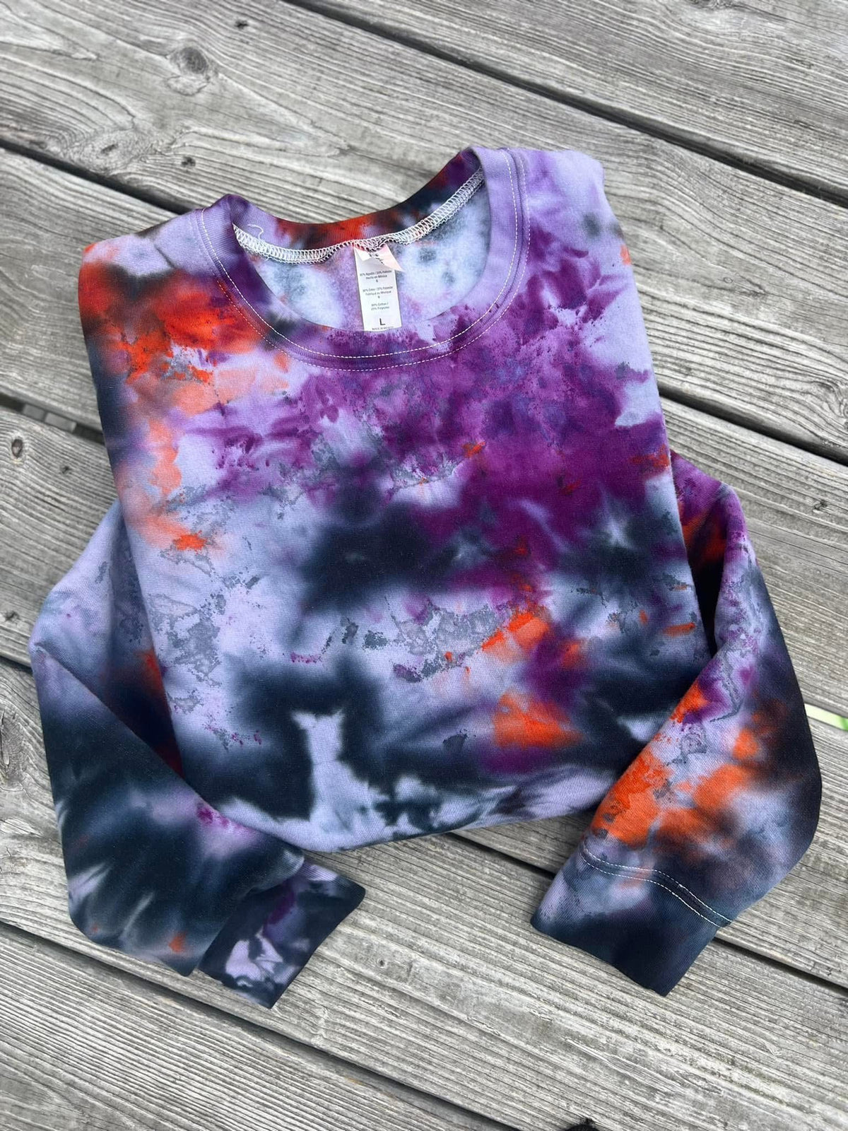 Halloweentown Ice Dye Crewneck — Floorboard Findings Boutique