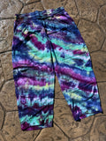 Amethyst Tide Geode Gauze Ankle Pants – Size XL