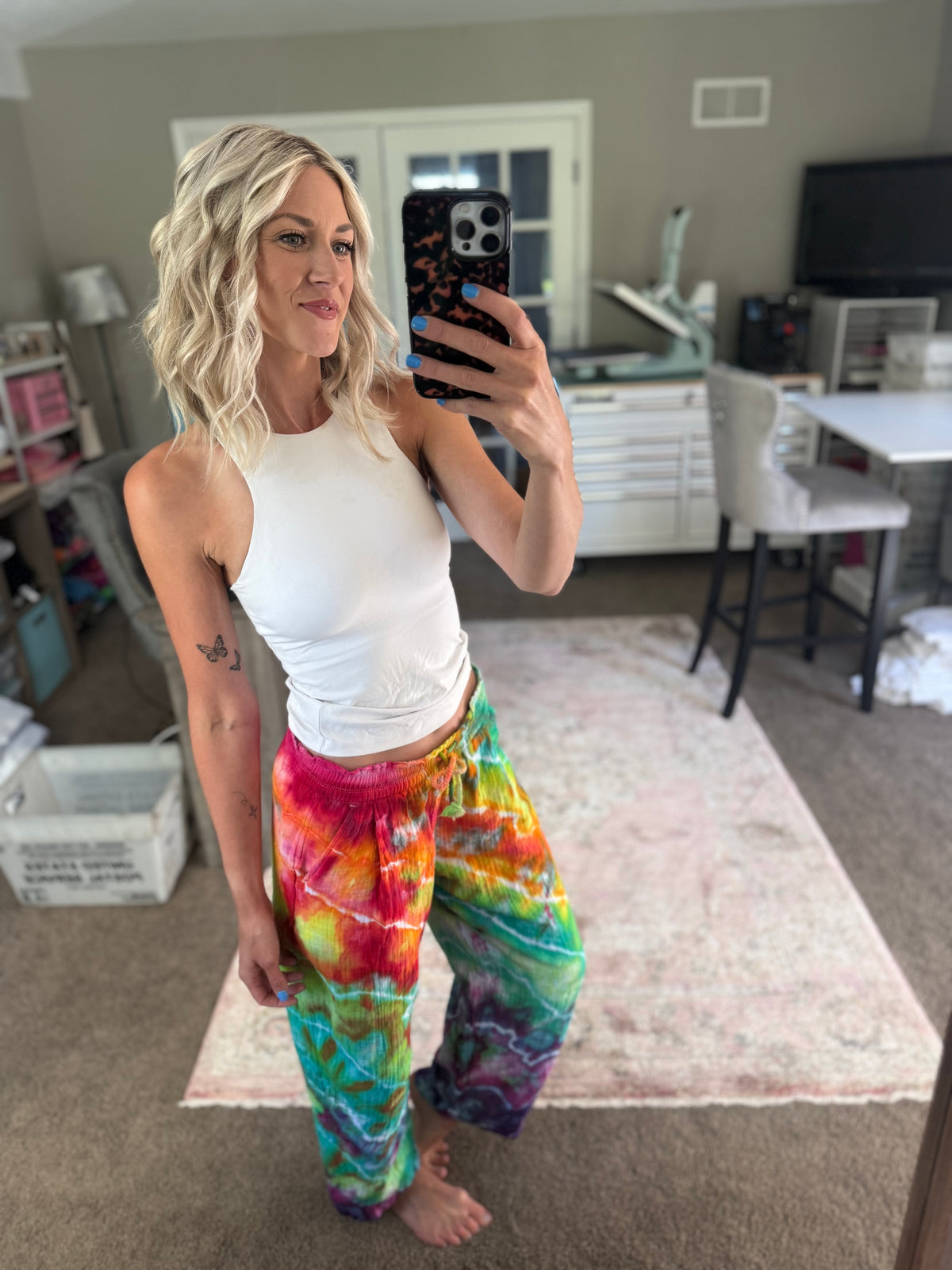 Size Small Geode Cotton Pants