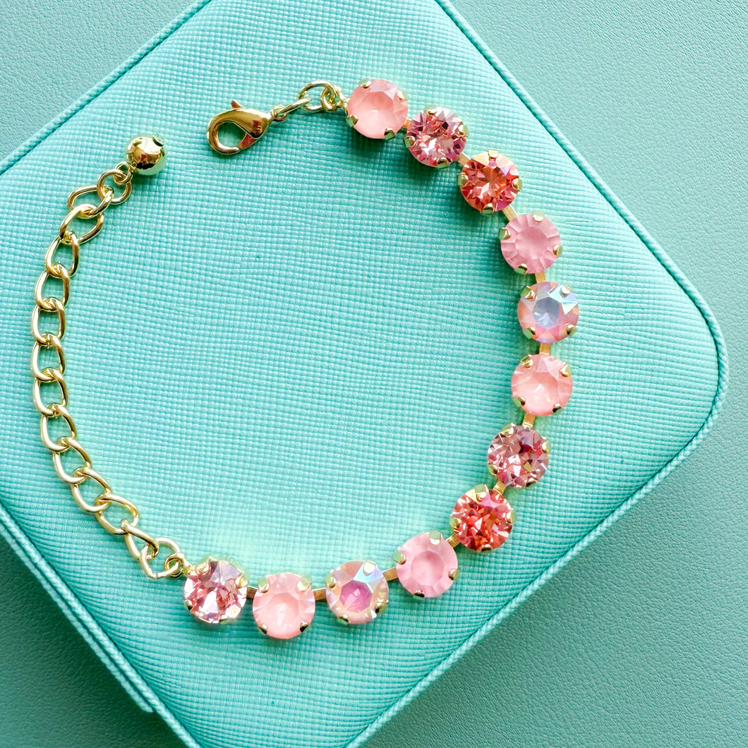 Peachy Keen Crystal Bracelet