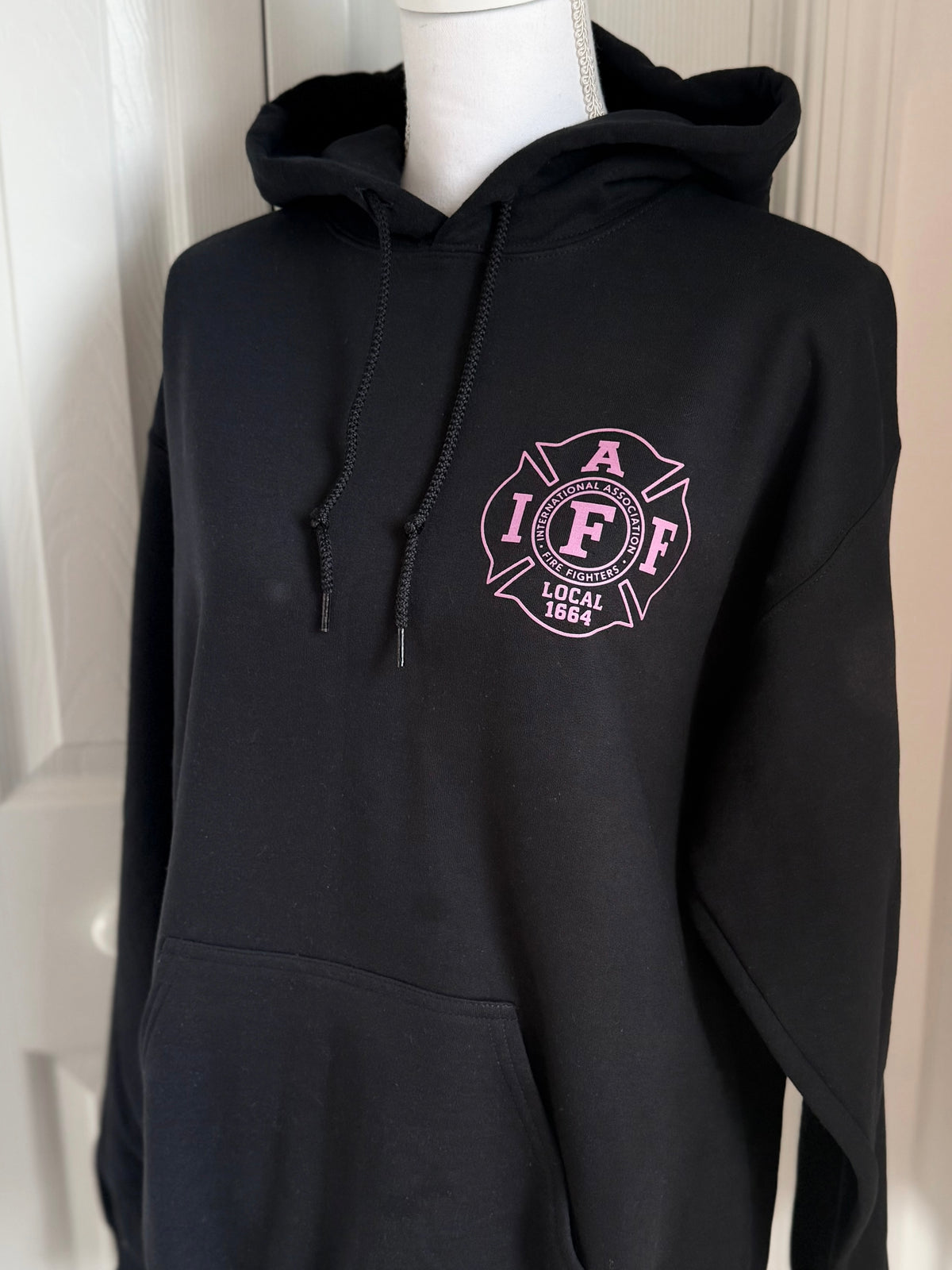Black & Pink IAFF 1664 Tee — Floorboard Findings Boutique