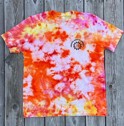 Chasing Sunsets Ice Dye Tee — Floorboard Findings Boutique