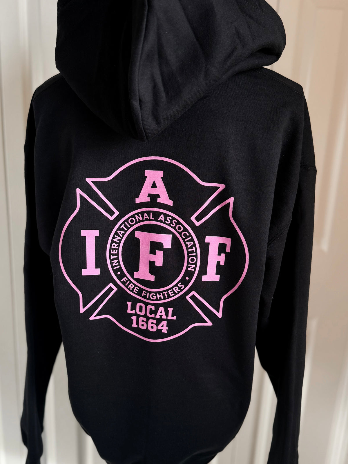 Black & Pink IAFF 1664 Tee — Floorboard Findings Boutique