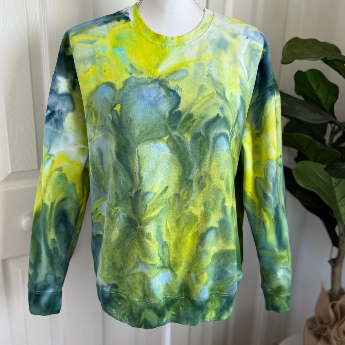 Electric Tide Ice Dye Crewneck — Floorboard Findings Boutique