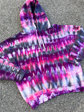 Load image into Gallery viewer, Purple Haze Striped Hoodie Size Large