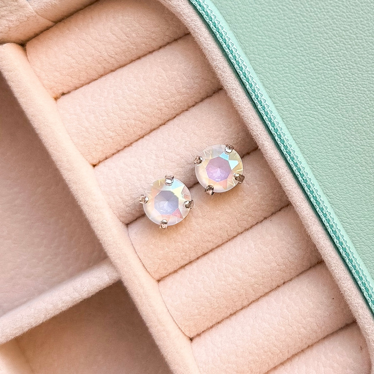 Electric White Ignite Stud Set — Floorboard Findings Boutique