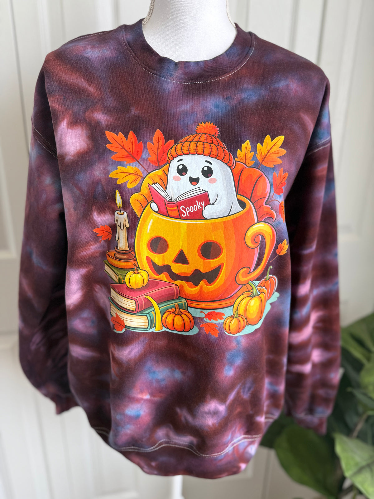 Spooky Books Ice Dye — Floorboard Findings Boutique
