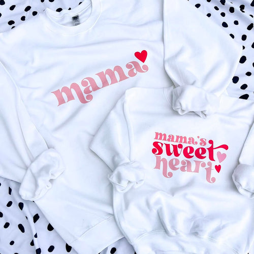 Mamas Sweet Heart Crewneck Sweatshirt