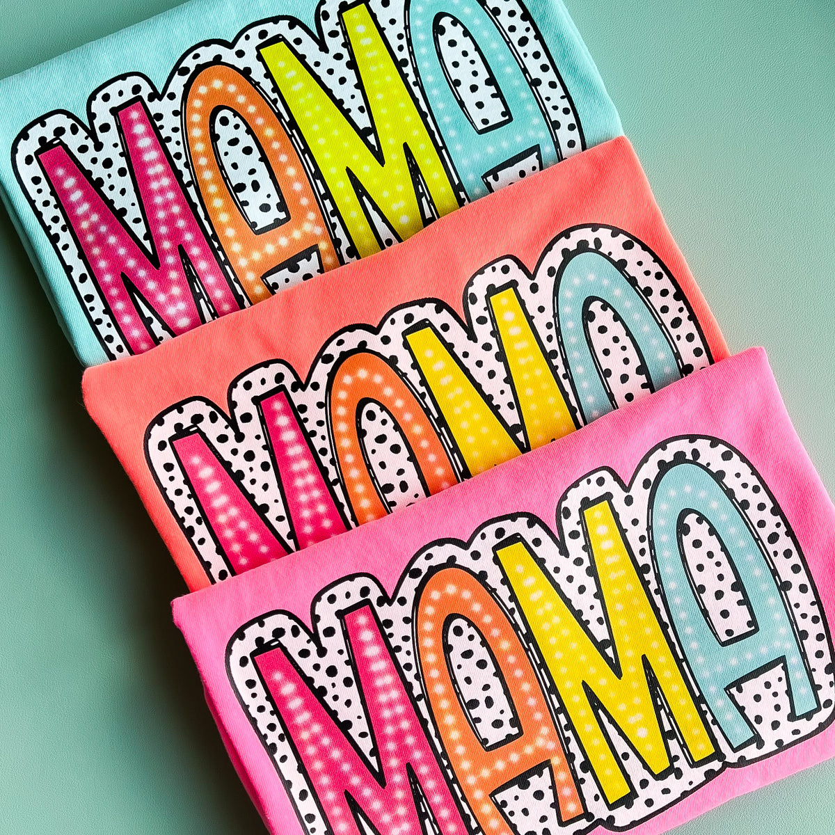Dalmatian Print Mama Tees — Floorboard Findings Boutique