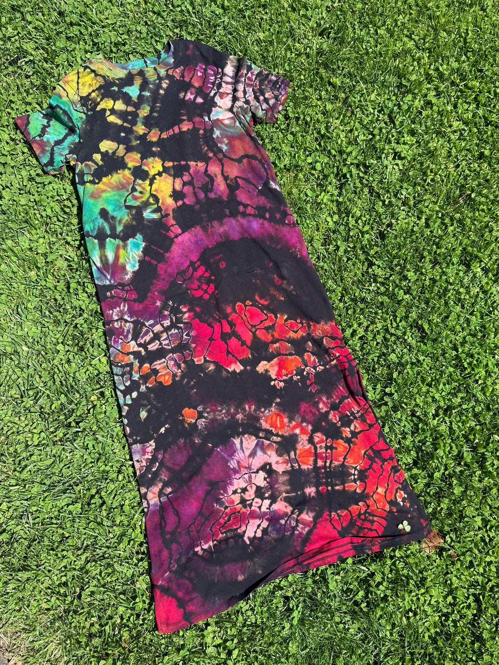 Reverse Dye Maxi T-Shirt Dress Size Small, alternate view 5