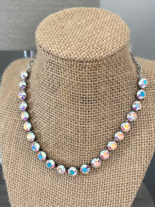 Ab Crystal Necklace