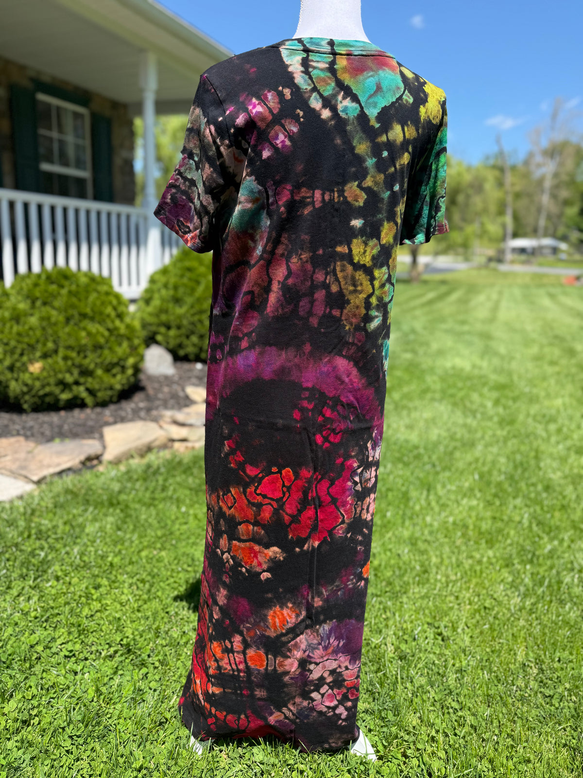 Reverse Dye Maxi T-Shirt Dress Size Small, alternate view 3
