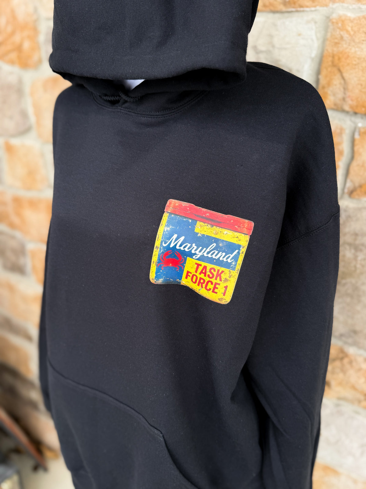 OB MDTF1 Gildan Black Tee, alternate view 2