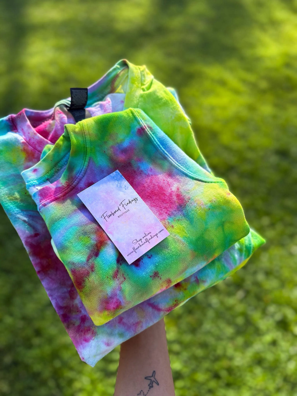 Carnival Ice Dye Tee, Crewneck, or Hoodie