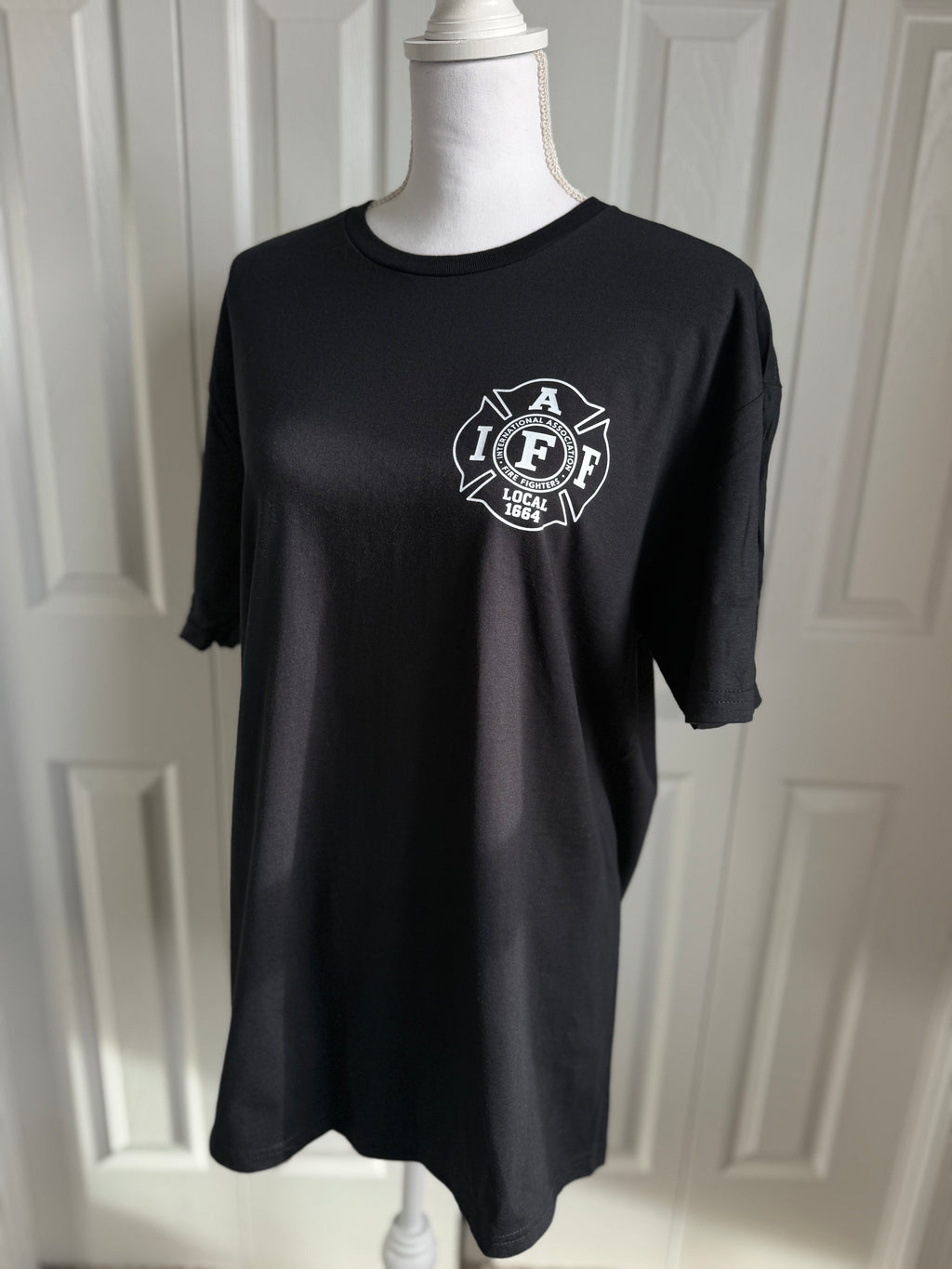 Black & White IAFF 1664 Tee — Floorboard Findings Boutique