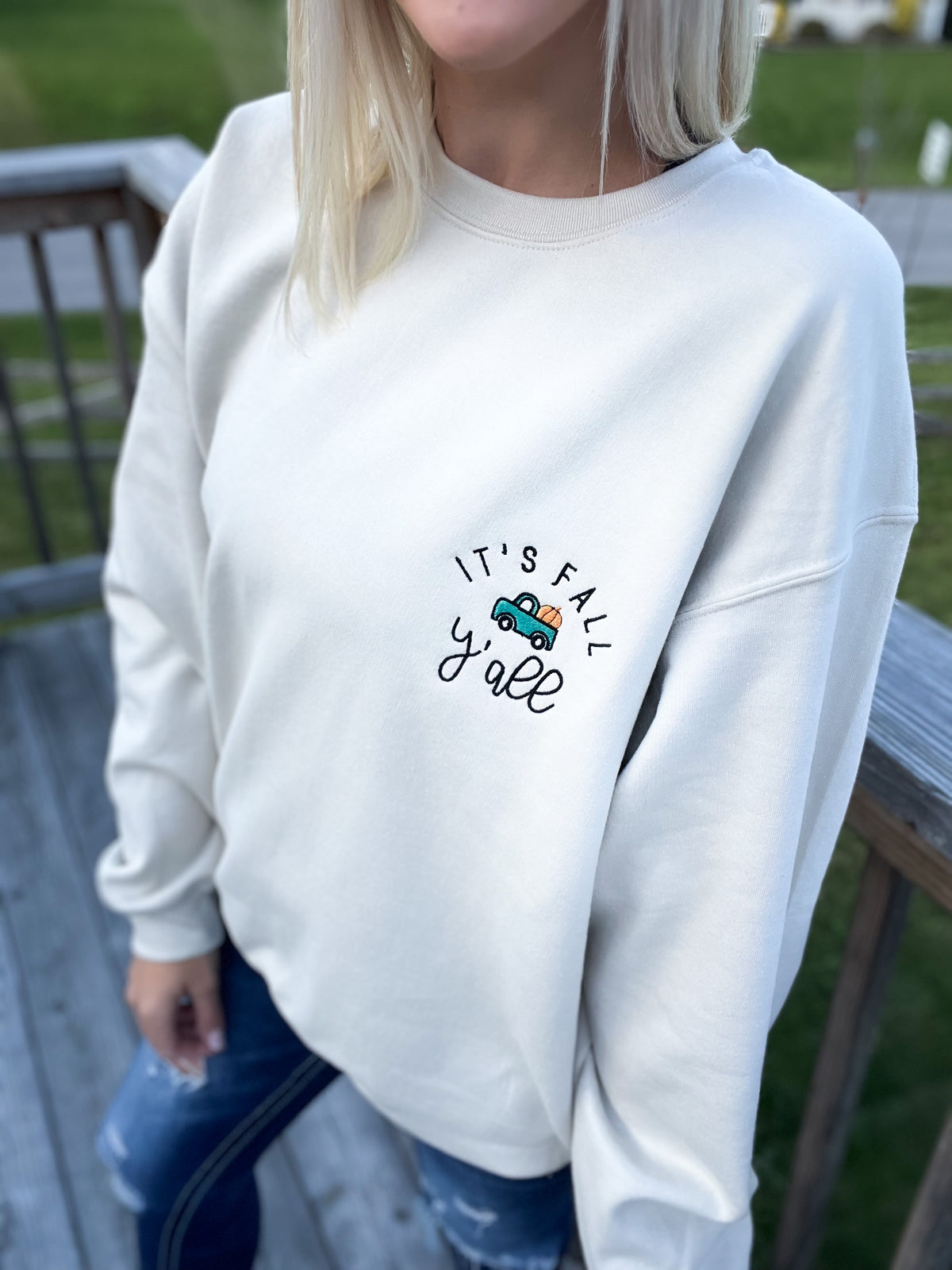 It's Fall Y'all Crewneck — Floorboard Findings Boutique