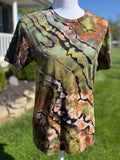 Geode Reverse Dye Ice Dye Tee Size Small