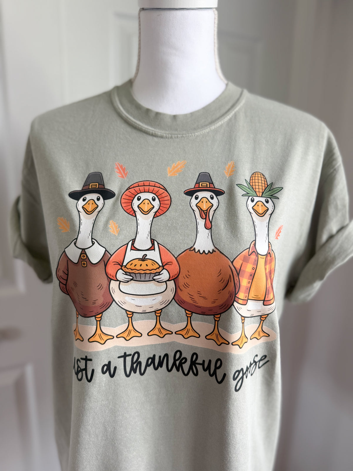 Just A Thankful Goose Tee — Floorboard Findings Boutique