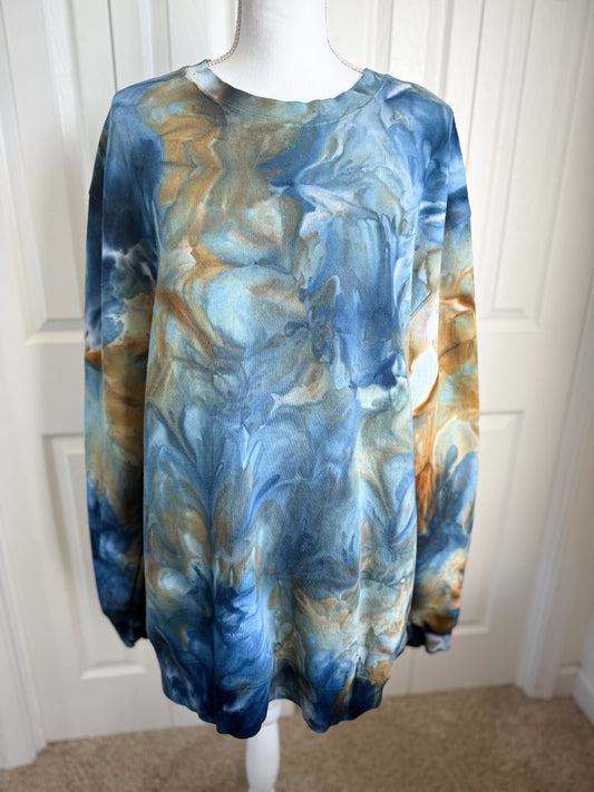 Sandy Beach Crewneck Sweatshirt (Oversized fit size Extra Large)
