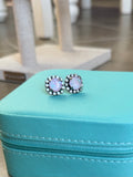 Soft Rose Ignite Cluster Swarovski Stud Earrings