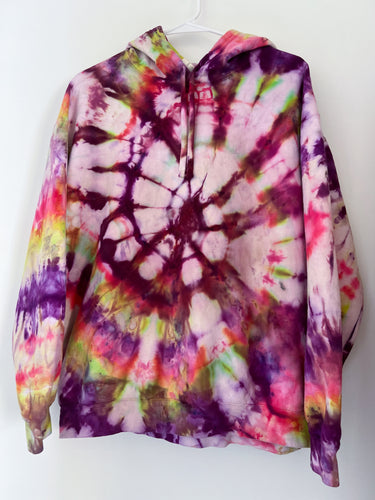 Spiral Lightweight Ice Dyed Hoodie Size Large