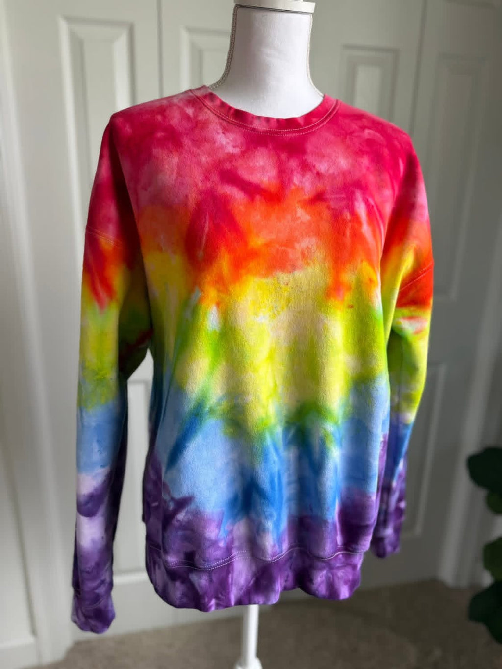 Rainbow Ombre Ice Dye Tee, Crewneck, or Hoodie