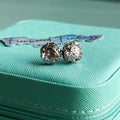Swarovski Studs in Rose Gold Patina — Floorboard Findings Boutique