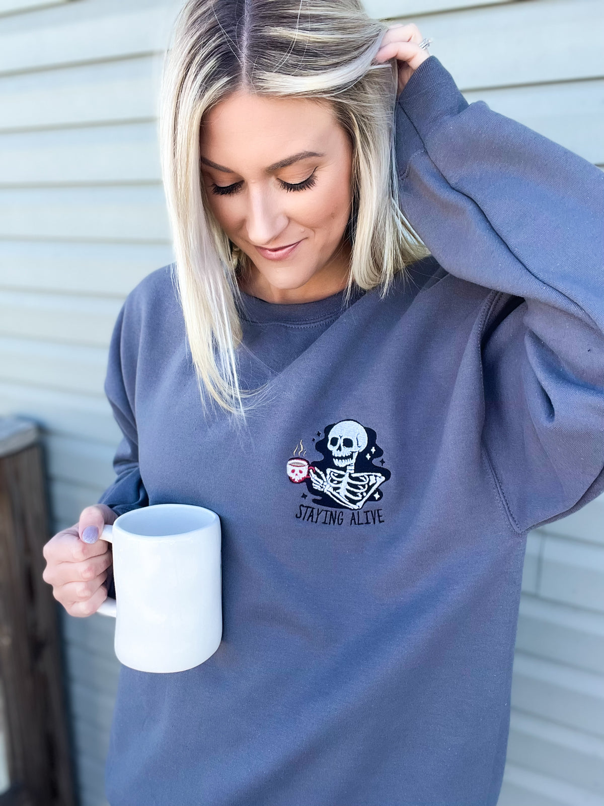 Staying Alive Crewneck, alternate view 3