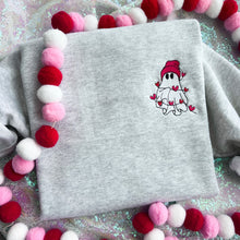 Load image into Gallery viewer, Be My Spooky Valentine Embroidered Crewneck