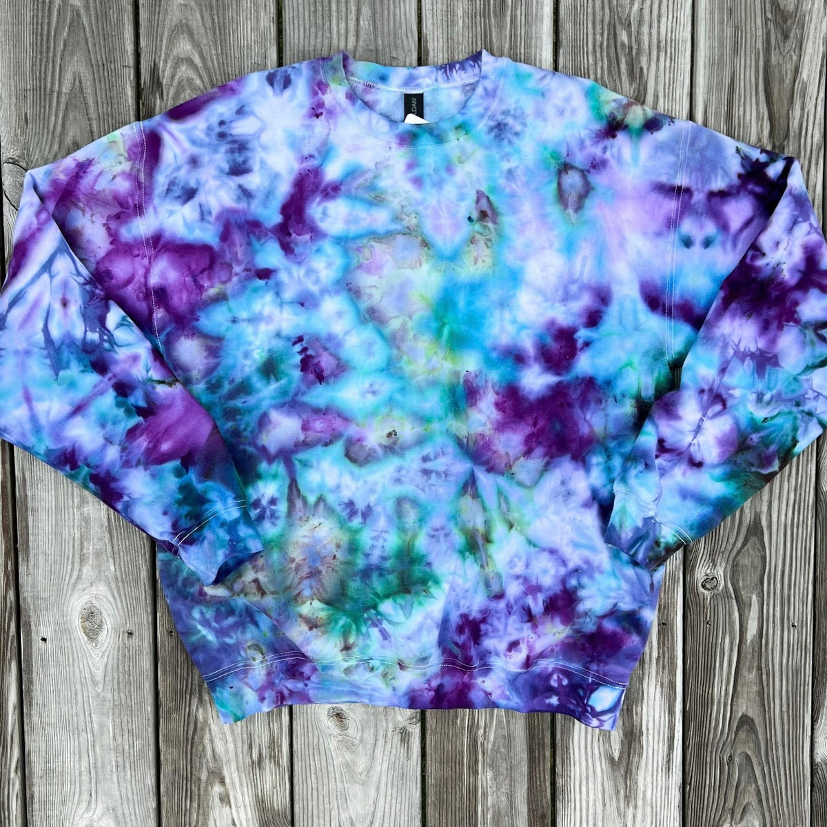 Mermaid Ice Dye Hoodie or Crewneck — Floorboard Findings Boutique