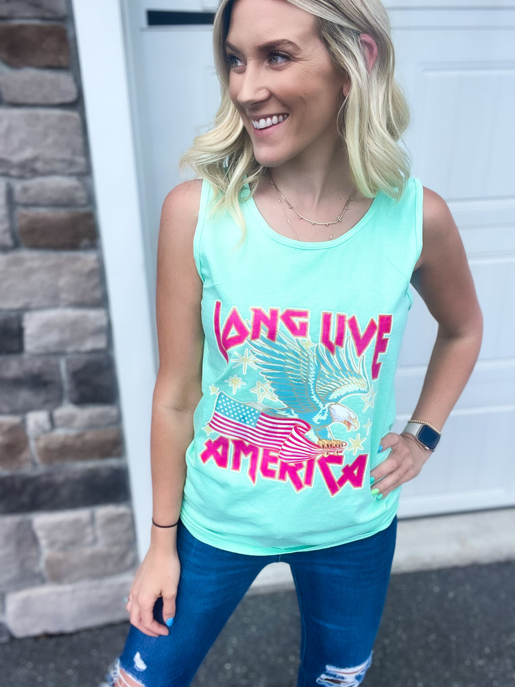 Long Live America Tank — Floorboard Findings Boutique