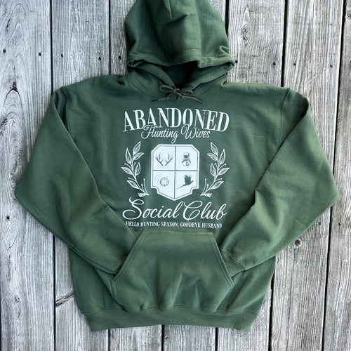Abandoned Wives Hunting Club Crewneck — Floorboard Findings Boutique