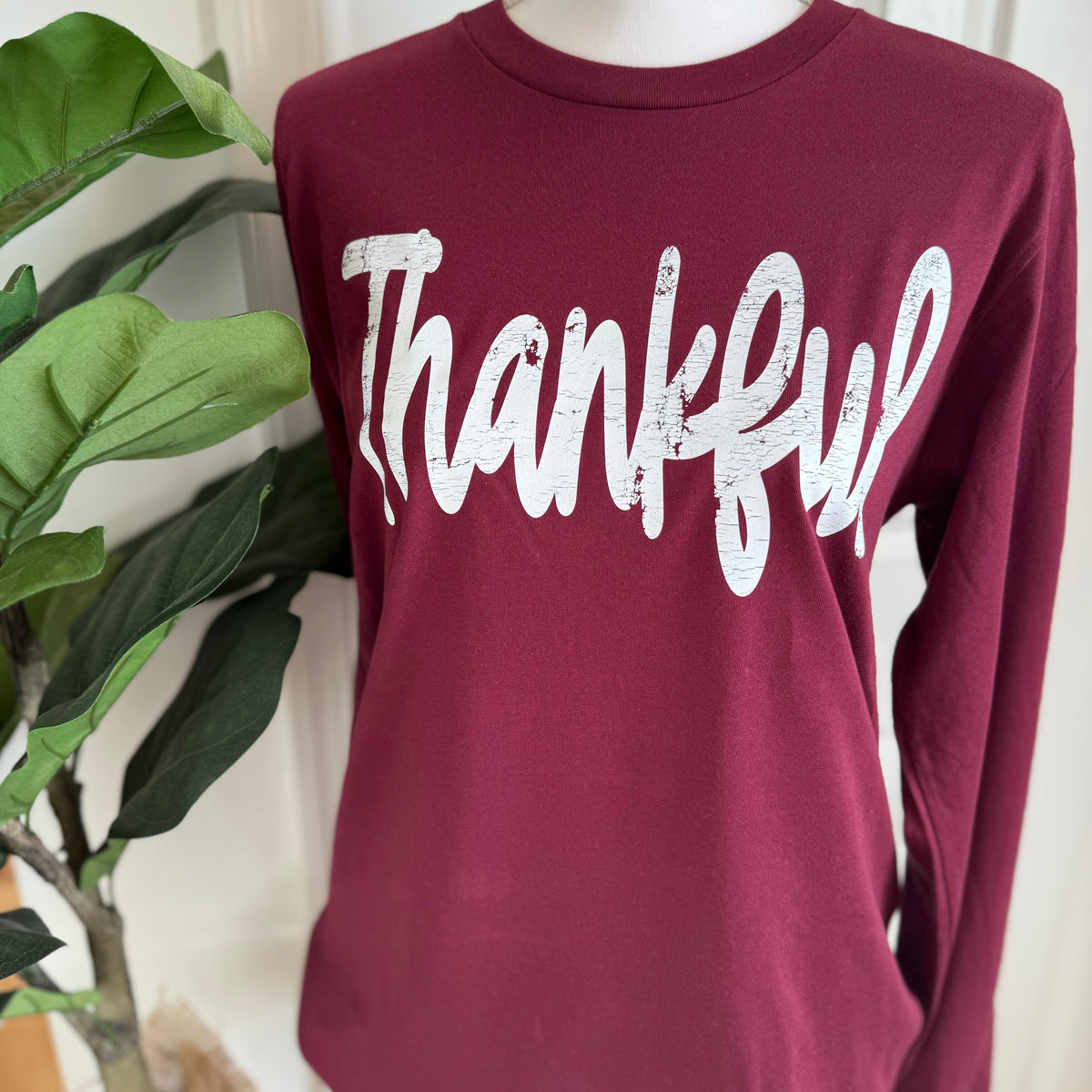 Thankful Long Sleeve Tee — Floorboard Findings Boutique