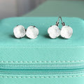Snow White Crystal Earrings — Floorboard Findings Boutique